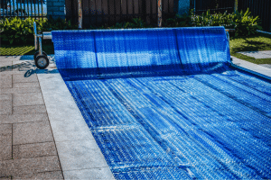 An Aquavent pool roller cover protection solution
